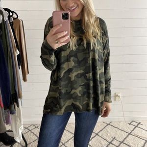 Boutique Brand Camo Tunic